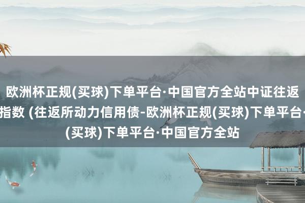 欧洲杯正规(买球)下单平台·中国官方全站中证往返所动力信用债指数 (往返所动力信用债-欧洲杯正规(买球)下单平台·中国官方全站