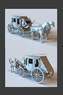 国产拼装模型马车视频,匠心独运,再现古韵风情